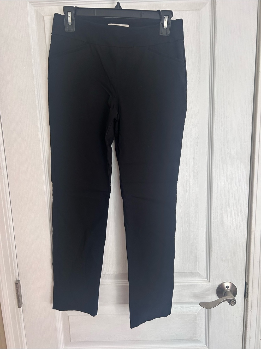 Talbots Black Petite Straight-Leg Pants